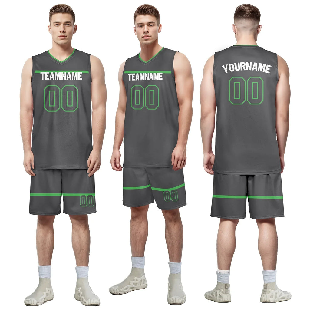 Custom Grey Classic Style Sports Uniform Basketball Jersey BBJ01-bd0a70df - Coolcustomize