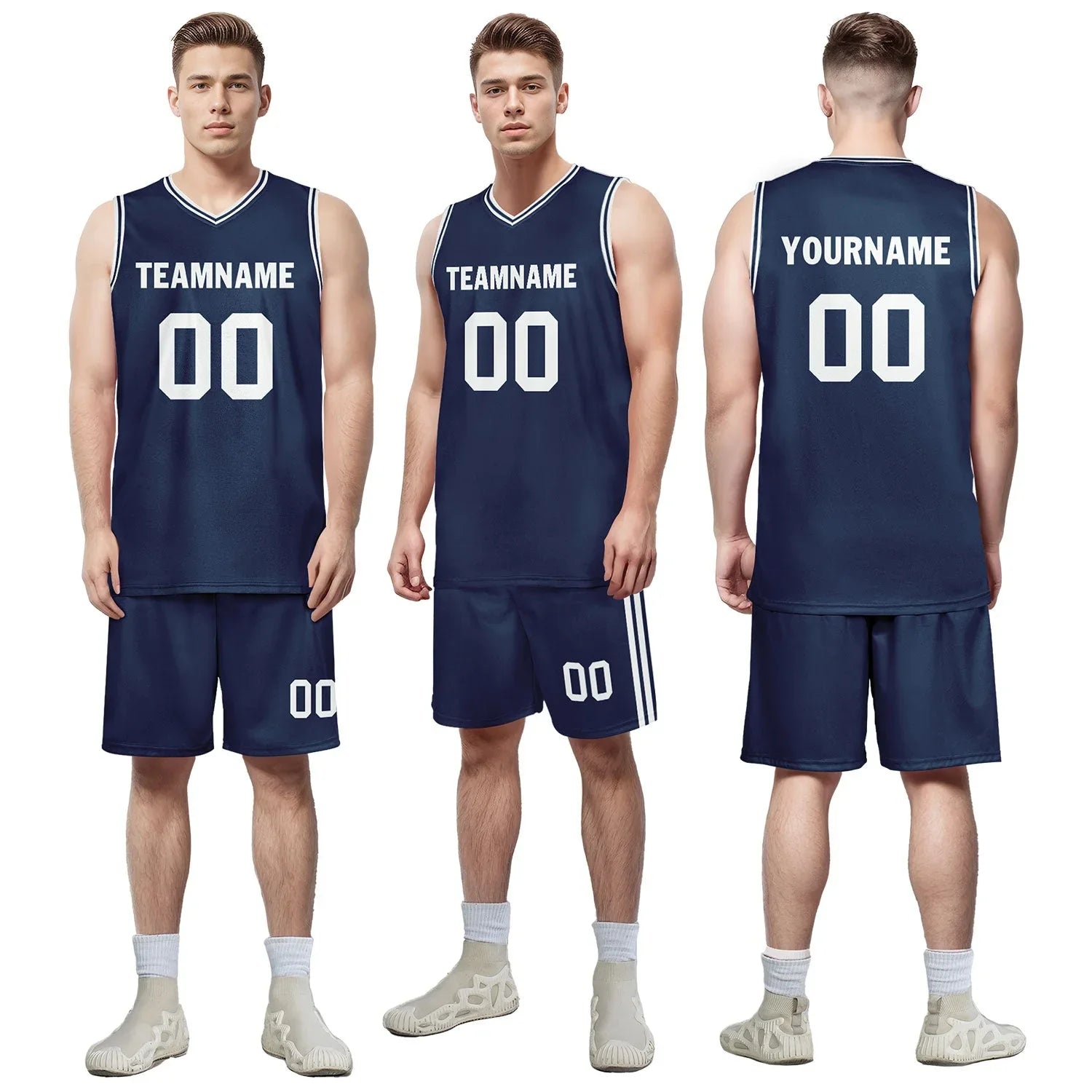 Custom Blue Classic Style Sports Uniform Basketball Jersey BBJ01-D020105-9 - Coolcustomize