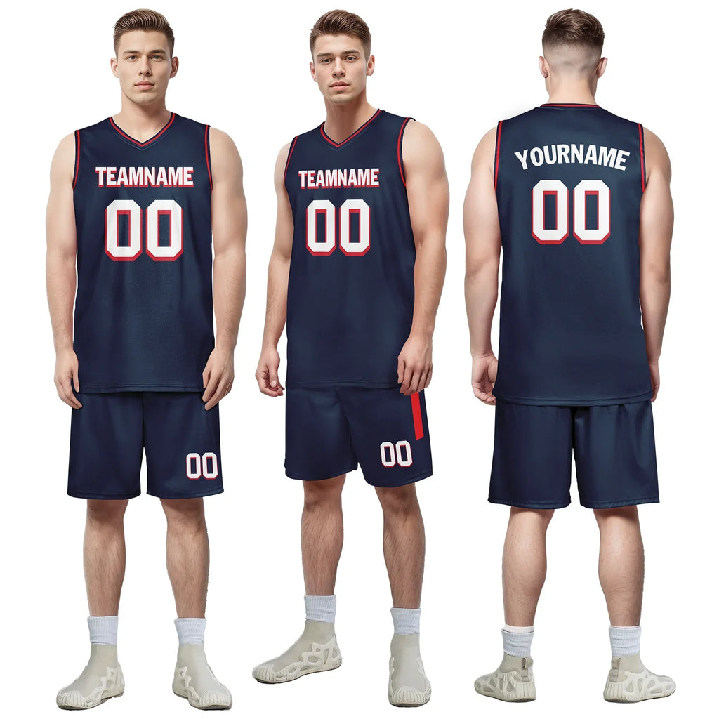 Custom Deep Blue Classic Style Sports Uniform Basketball Jersey BBJ01-bd0a70ba - Coolcustomize