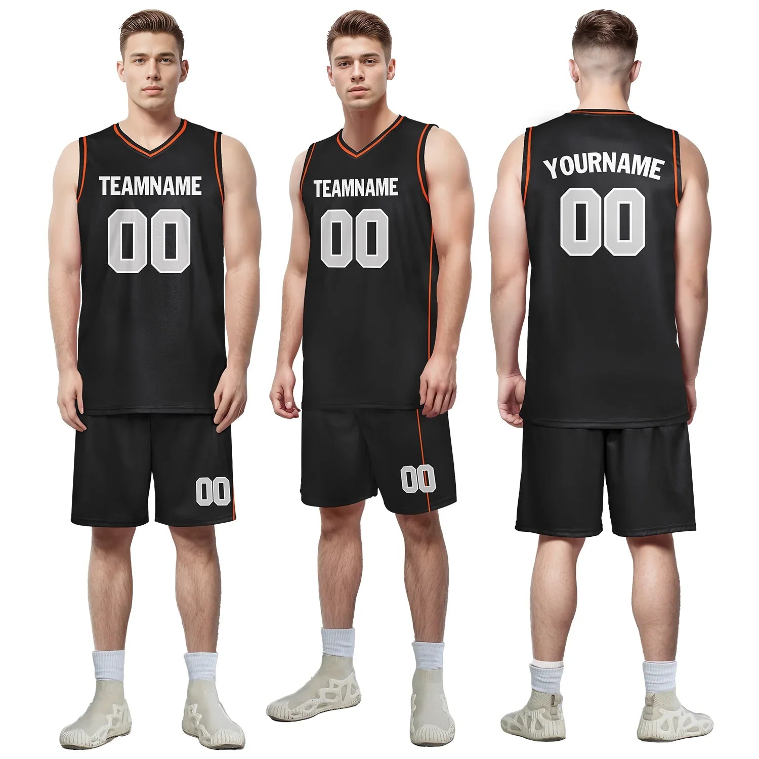 Custom Black Orange Classic Style Sports Uniform Basketball Jersey BBJ01-bd0a70a9 - Coolcustomize