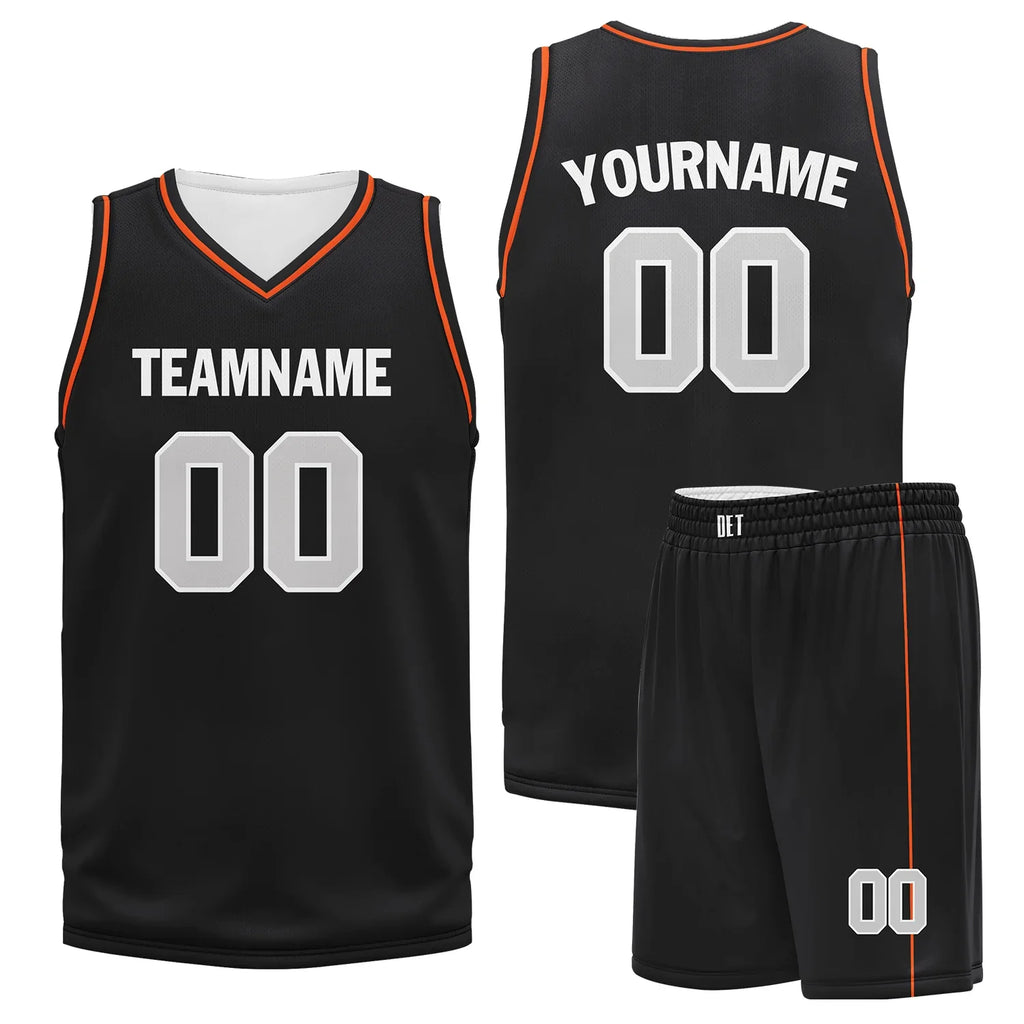 Custom Black Orange Classic Style Sports Uniform Basketball Jersey BBJ01-bd0a70a9 - Coolcustomize