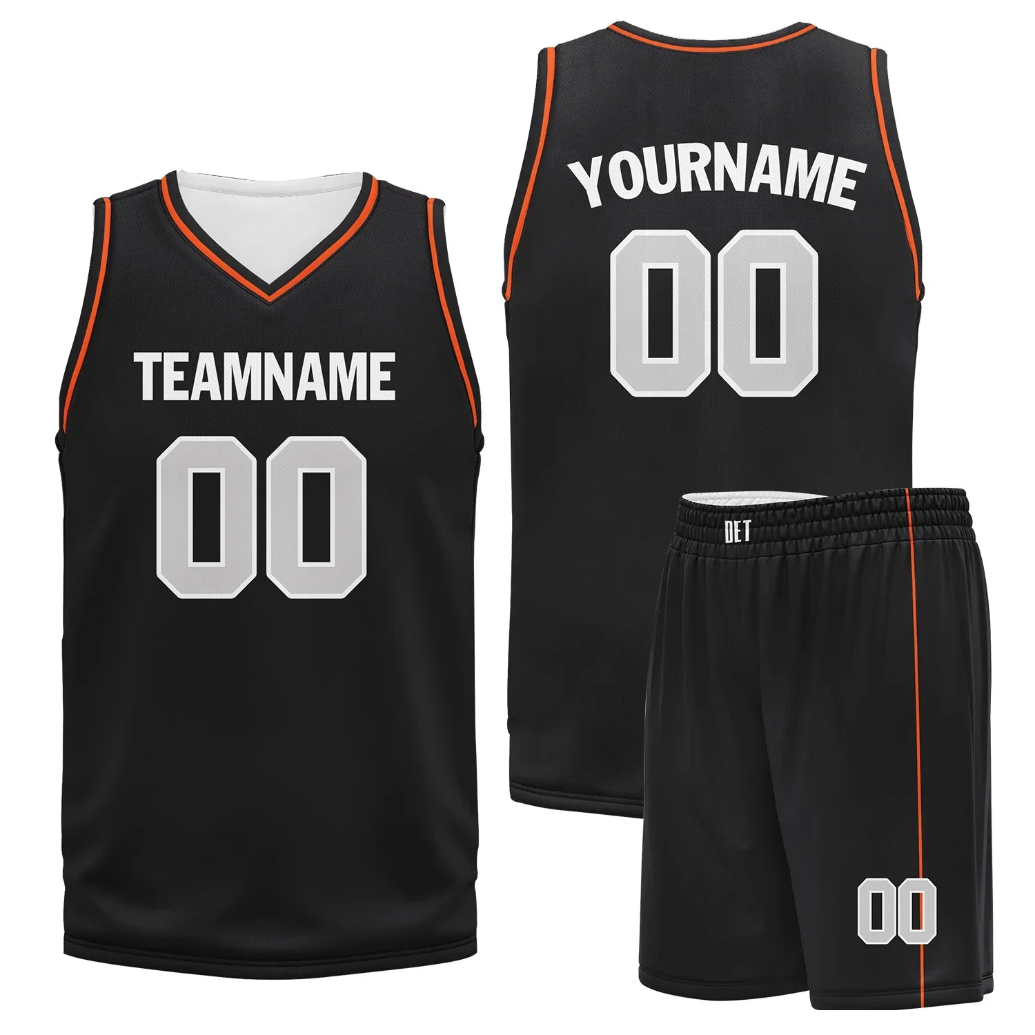 Custom Black Orange Classic Style Sports Uniform Basketball Jersey BBJ01-bd0a70a9 - Coolcustomize