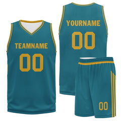 Custom Green Classic Style Sports Uniform Basketball Jersey BBJ01-D020105-13