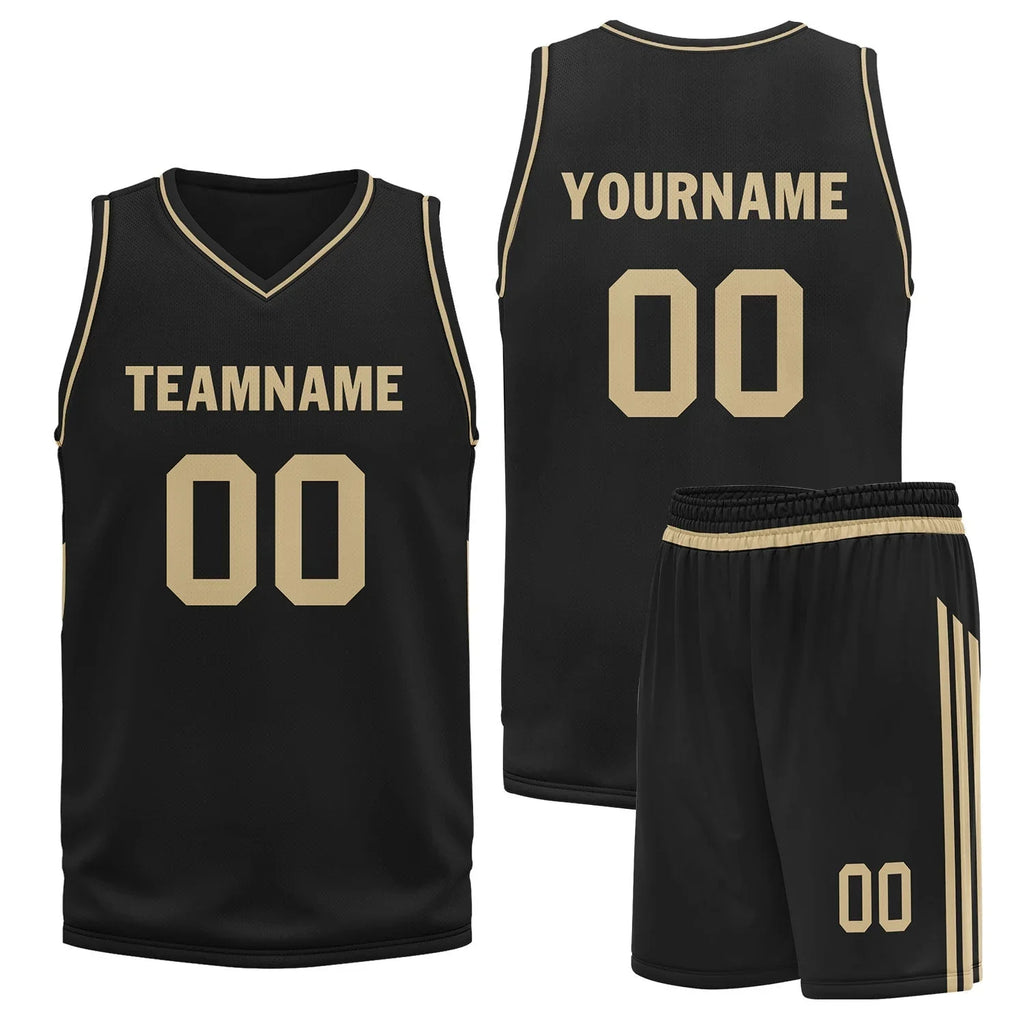 Custom Black Classic Style Sports Uniform Basketball Jersey BBJ01-D020105-17 - Coolcustomize