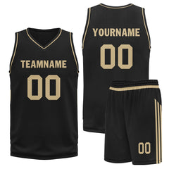 Custom Black Classic Style Sports Uniform Basketball Jersey BBJ01-D020105-17