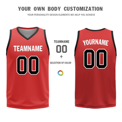 Custom Black White Classic Style Reversible Basketball Uniform Personalized Ordinary BBJR-D017006