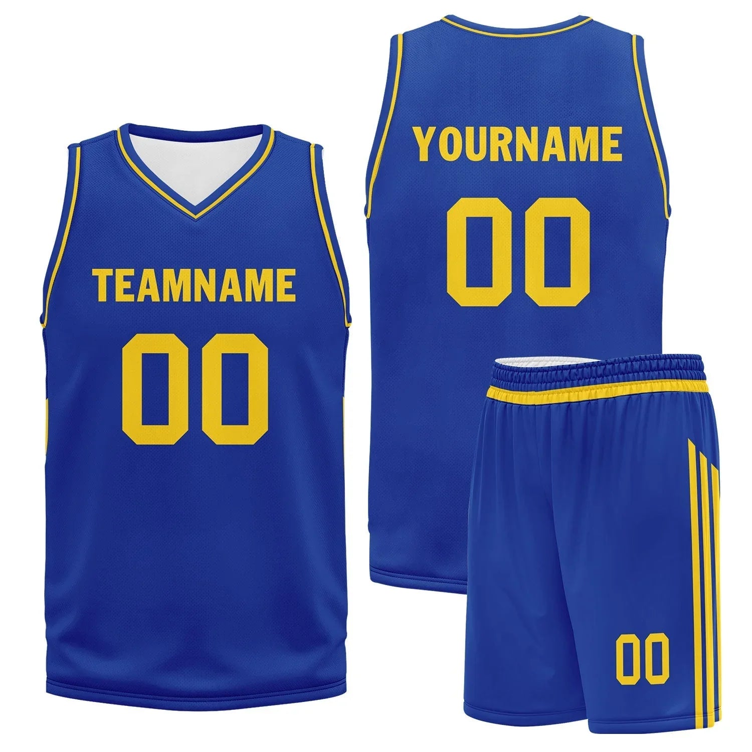 Custom Blue Classic Style Sports Uniform Basketball Jersey BBJ01-D020105-12 - Coolcustomize