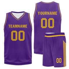 Custom Purple Classic Style Sports Uniform Basketball Jersey BBJ01-D020105-14