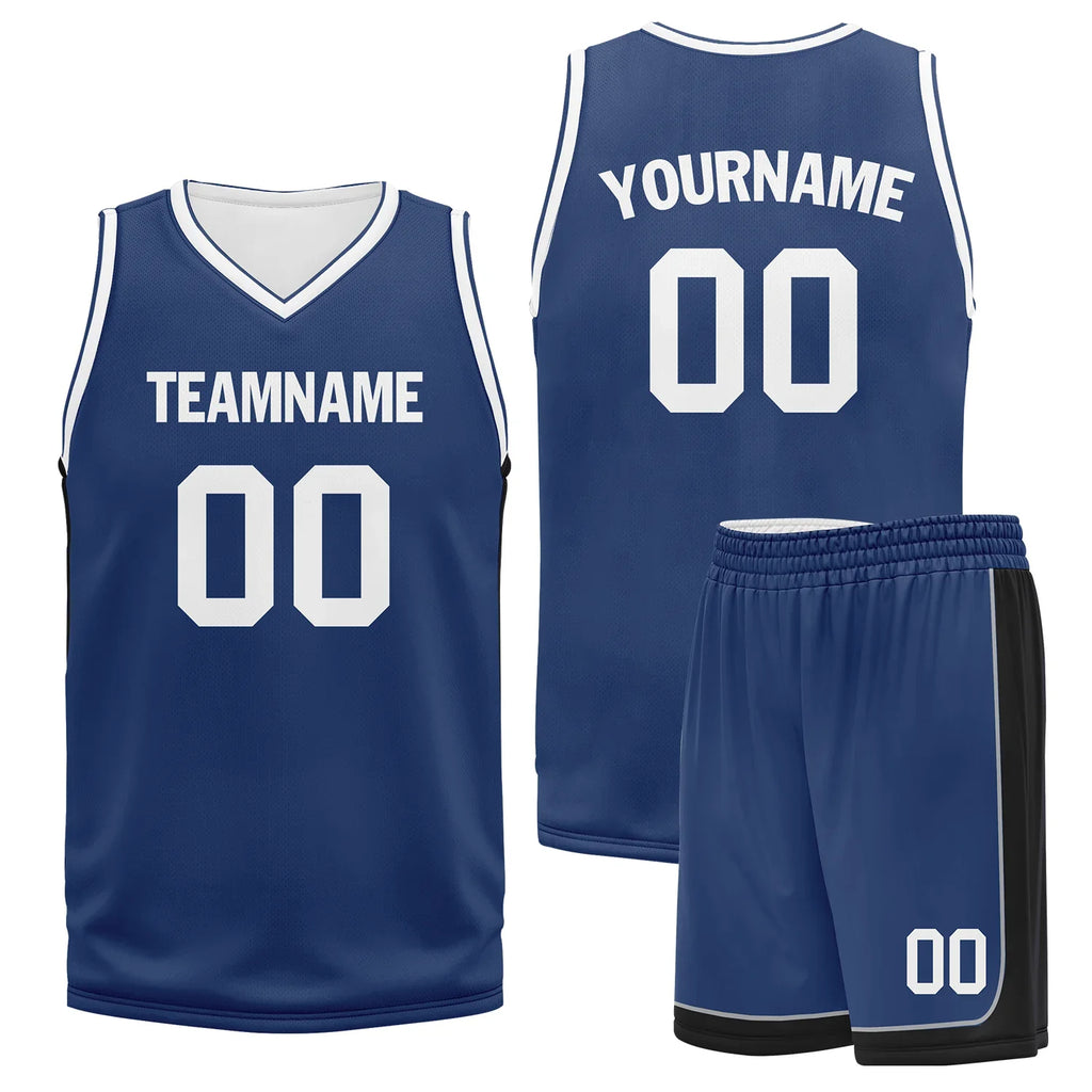 Custom Deep Blue Classic Style Sports Uniform Basketball Jersey BBJ01-bd0a70ec - Coolcustomize