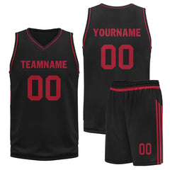 Custom Black Classic Style Sports Uniform Basketball Jersey BBJ01-D020105-4