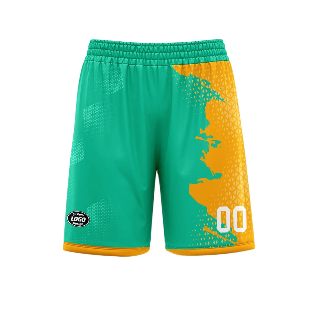 Custom Green Yellow Soccer Sets Jersey Personalized SCJ101-D020210-6 - Coolcustomize