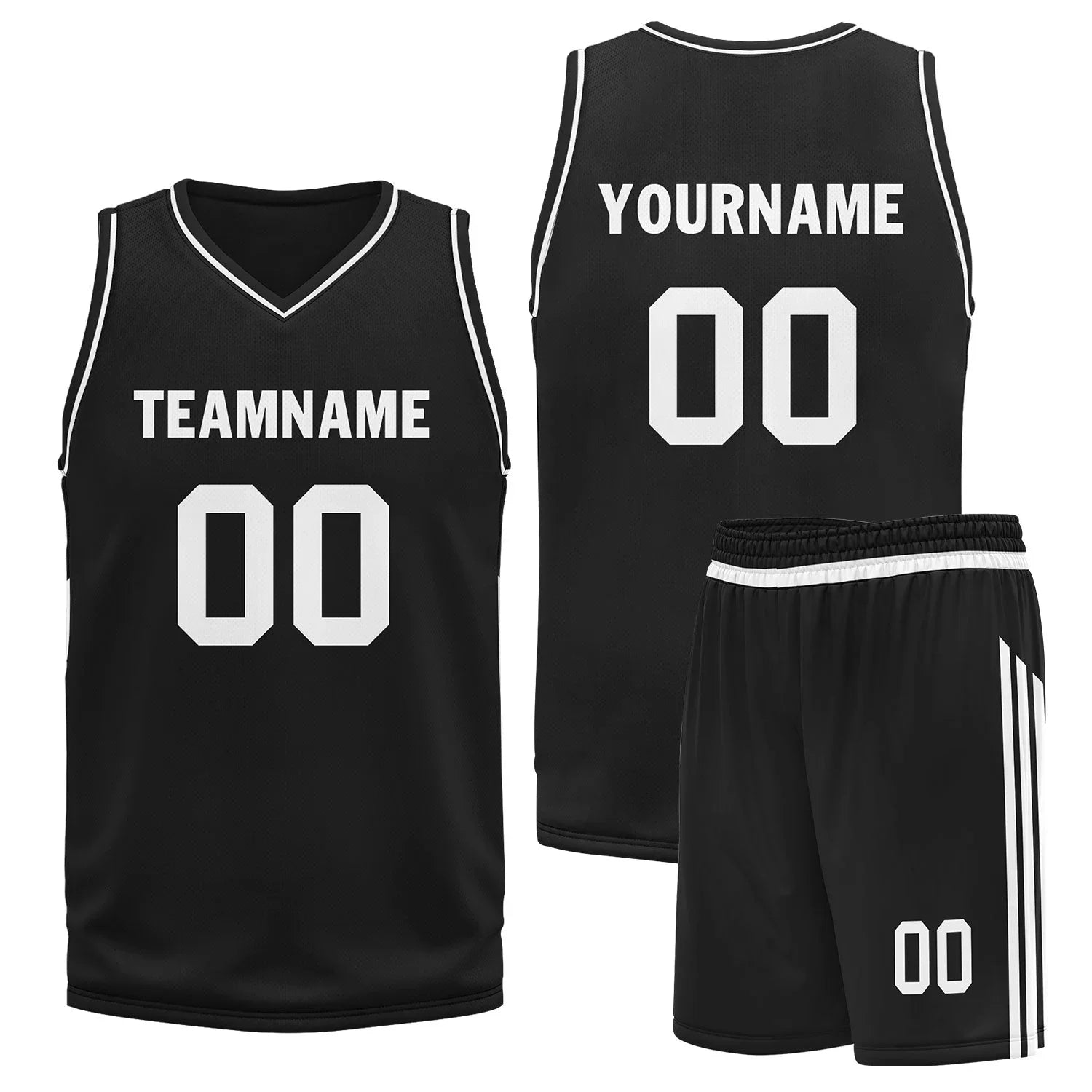 Custom Black Classic Style Sports Uniform Basketball Jersey BBJ01-D020105-19 - Coolcustomize