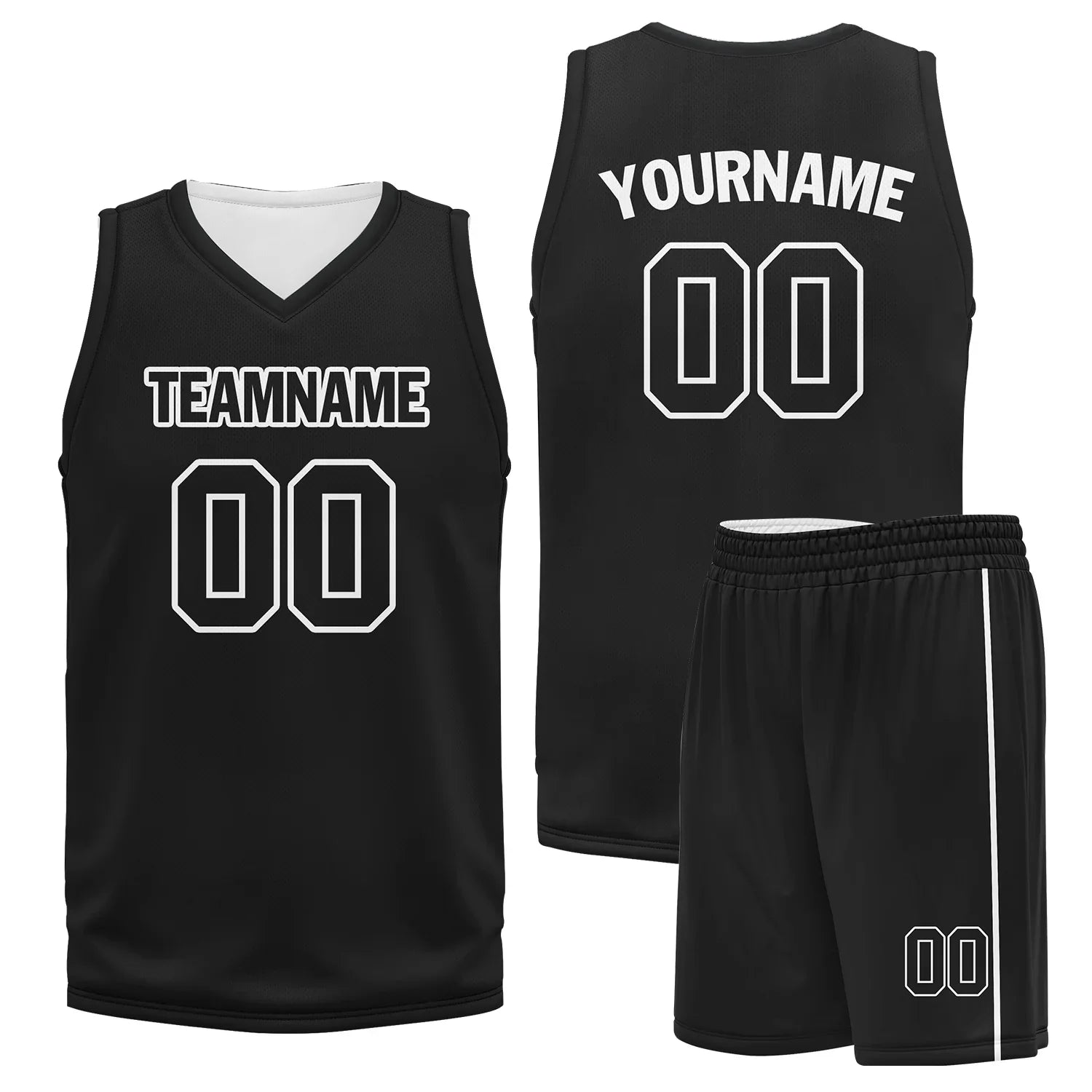 Custom Black Classic Style Sports Uniform Basketball Jersey BBJ01-bd0a7007 - Coolcustomize