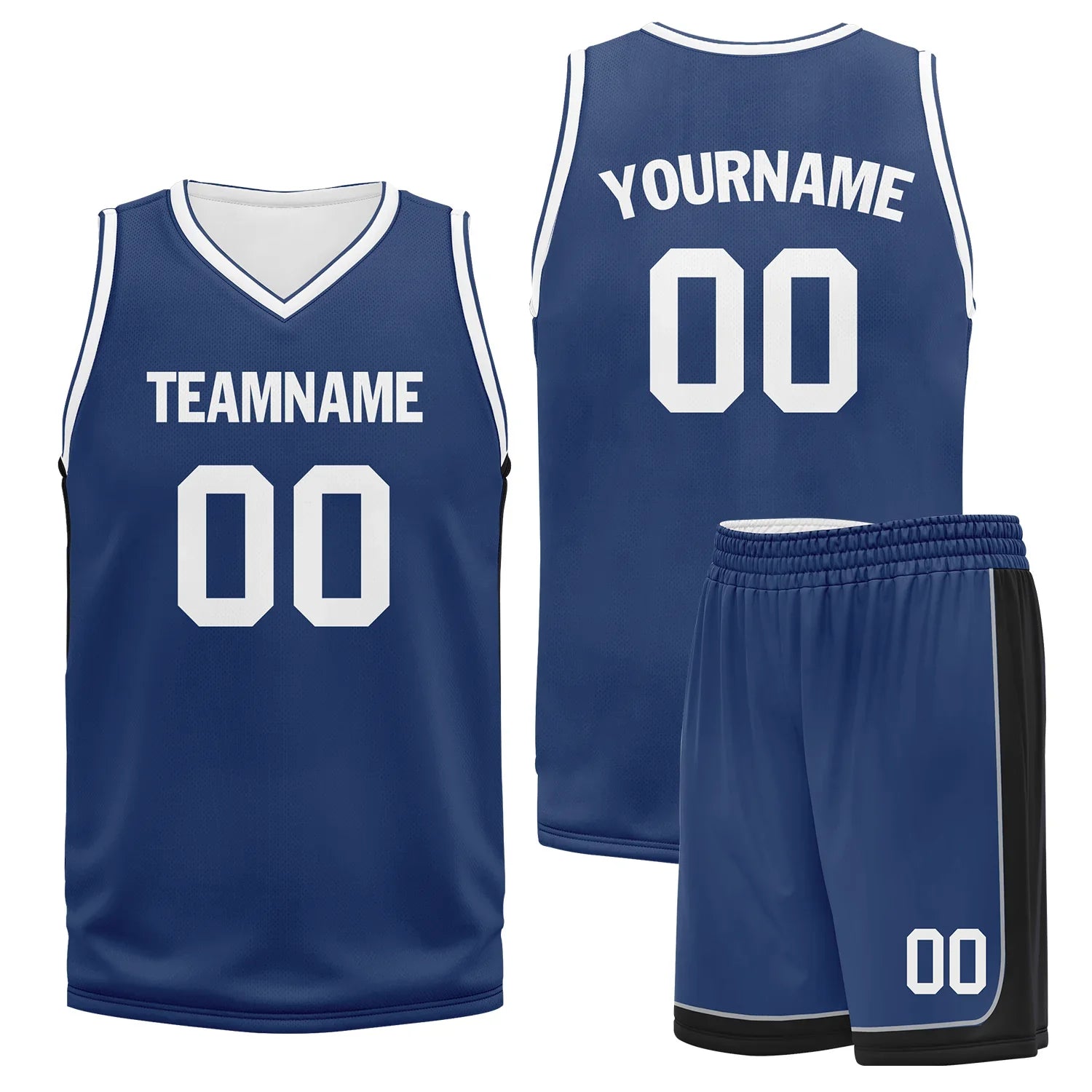 Custom Deep Blue Classic Style Sports Uniform Basketball Jersey BBJ01-bd0a70ec - Coolcustomize