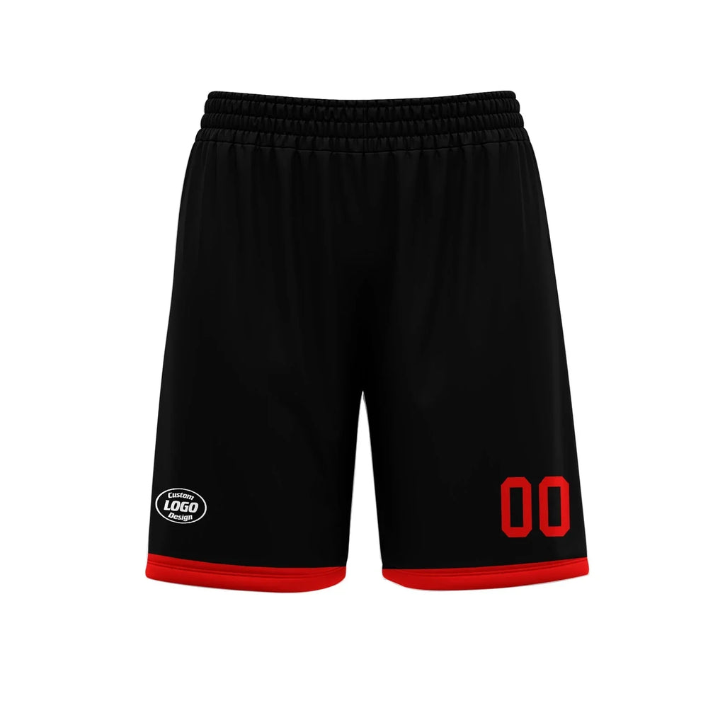 Custom Black Red Soccer Sets Jersey Personalized SCJ101-D020131-2 - Coolcustomize