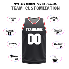 Custom Red Black Classic Style Reversible Basketball Uniform Personalized Ordinary BBJR-D017025