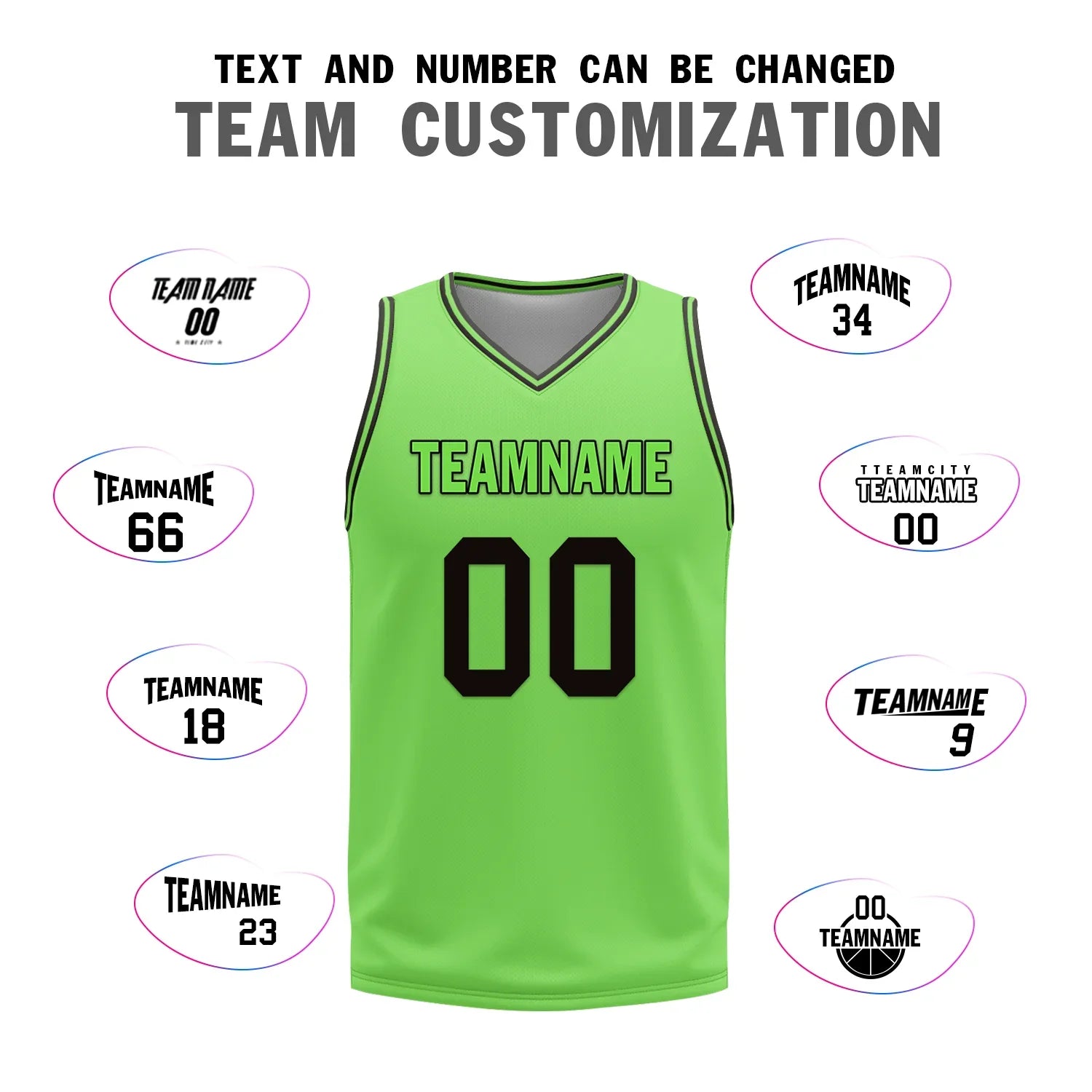 Custom Black Green Classic Style Reversible Basketball Uniform Personalized COOLMAX BBJR-D017049 - Coolcustomize
