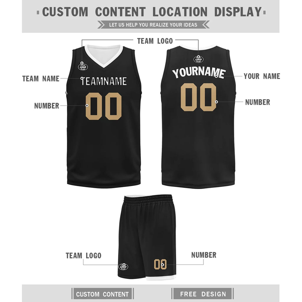 Custom Black Classic Style Sports Uniform Basketball Jersey BBJ01-bd0a70dd - Coolcustomize