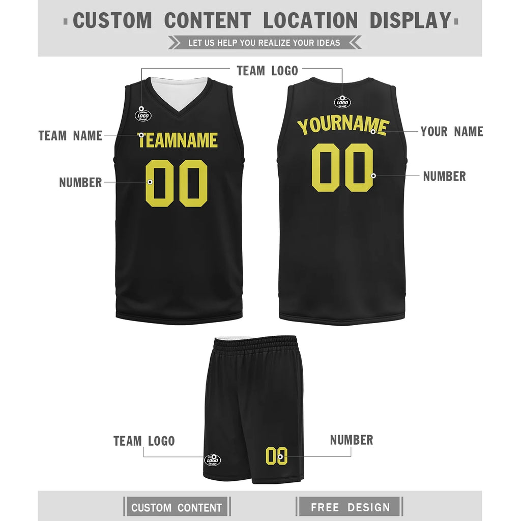 Custom Black Classic Style Sports Uniform Basketball Jersey BBJ01-bd0a70d8 - Coolcustomize