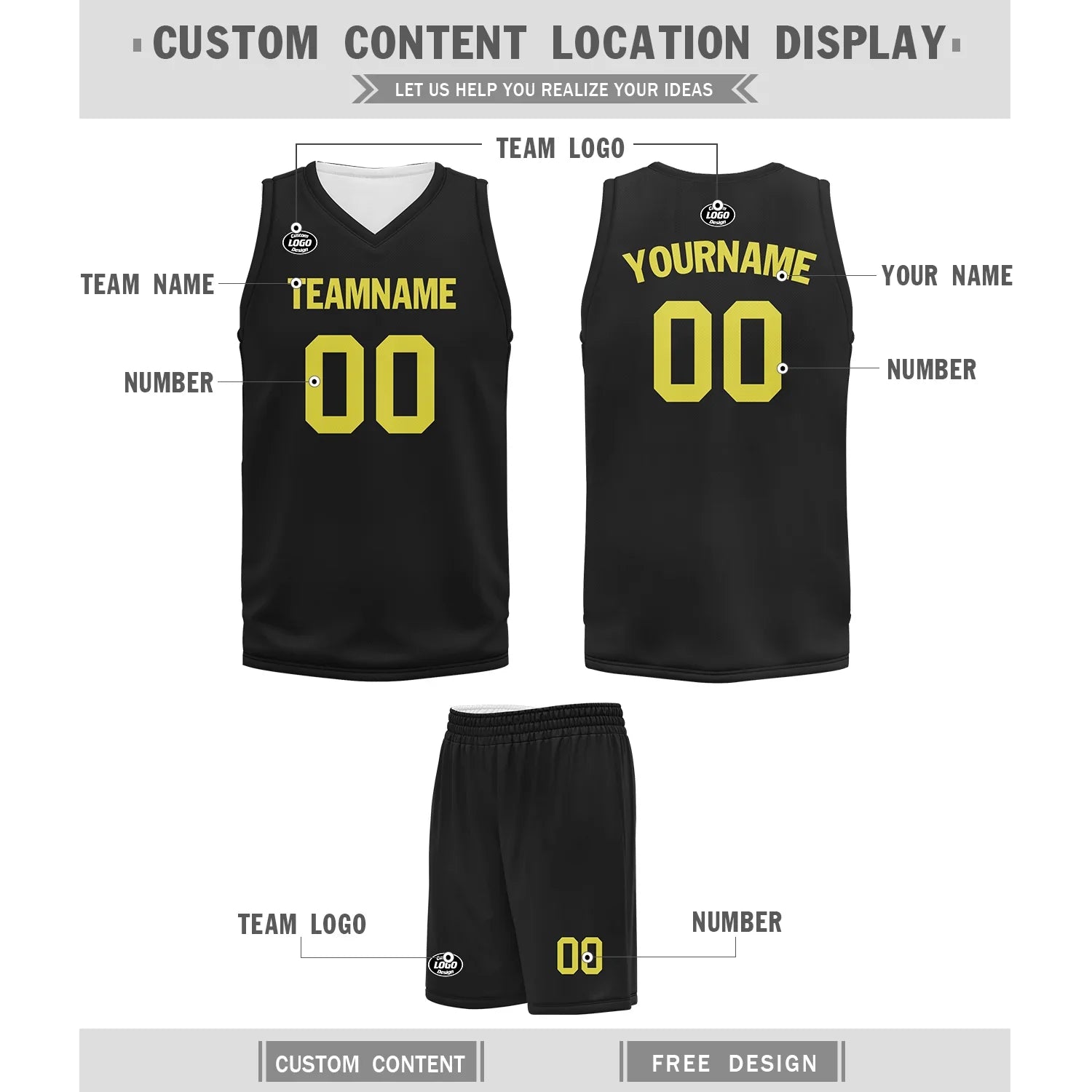 Custom Black Classic Style Sports Uniform Basketball Jersey BBJ01-bd0a70d8 - Coolcustomize
