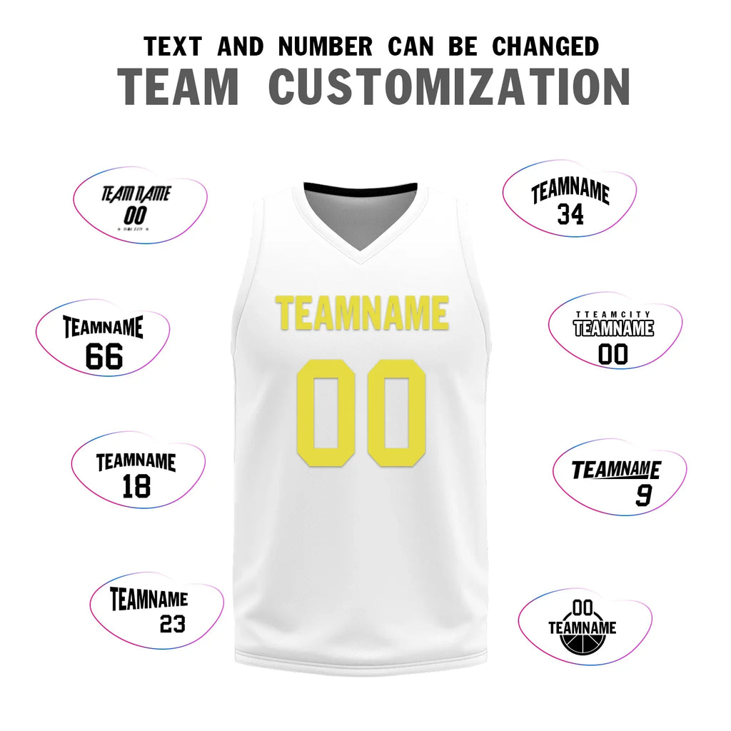 Custom Black White Classic Style Reversible Basketball Uniform Personalized Ordinary BBJR-D017048 - Coolcustomize