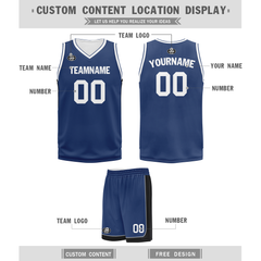 Custom Deep Blue Classic Style Sports Uniform Basketball Jersey BBJ01-bd0a70ec