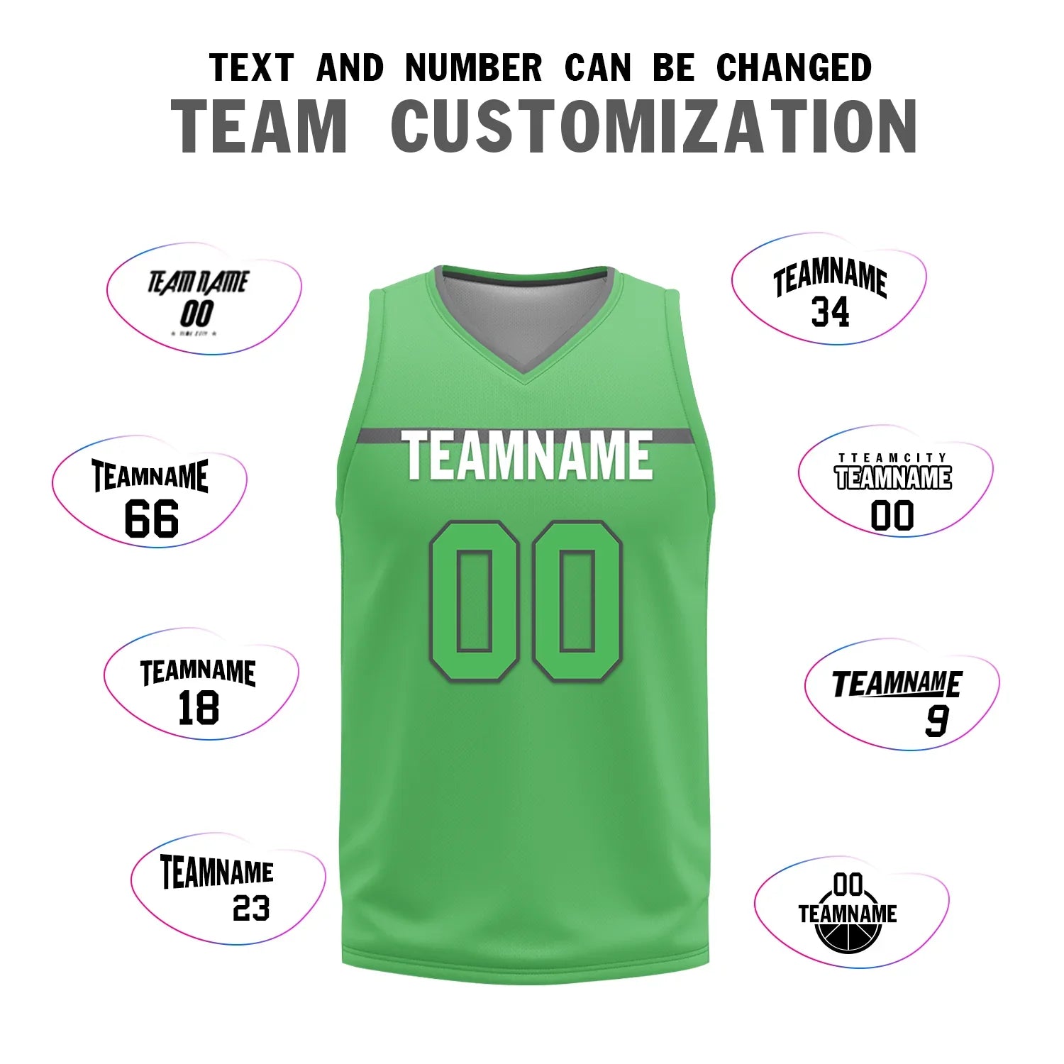 Custom Gray Green Classic Style Reversible Basketball Uniform Personalized Ordinary BBJR-D017046 - Coolcustomize