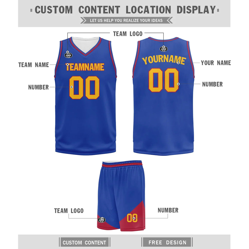 Custom Blue Classic Style Sports Uniform Basketball Jersey BBJ01-bd0a70b9 - Coolcustomize