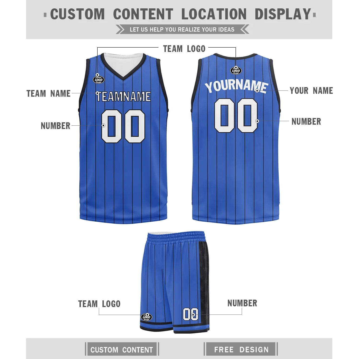 Custom Blue Classic Style Sports Uniform Basketball Jersey BBJ01-bd0a70ee - Coolcustomize