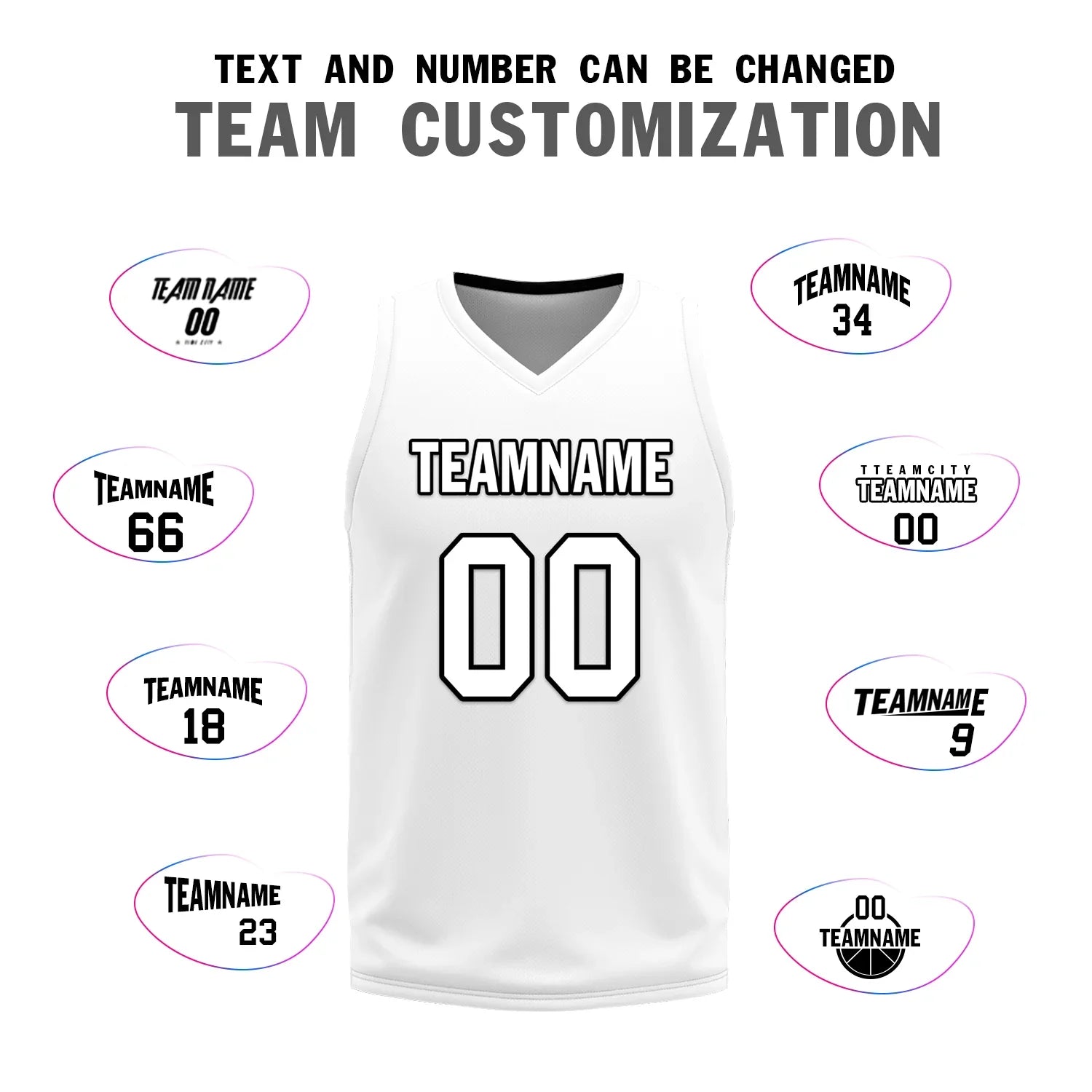 Custom Black White Classic Style Reversible Basketball Uniform Personalized COOLMAX BBJR-D017007 - Coolcustomize