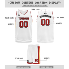 Custom White Red Classic Style Sports Uniform Basketball Jersey BBJ01-bd0a70a7