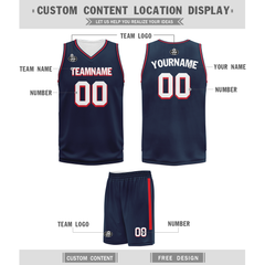 Custom Deep Blue Classic Style Sports Uniform Basketball Jersey BBJ01-bd0a70ba