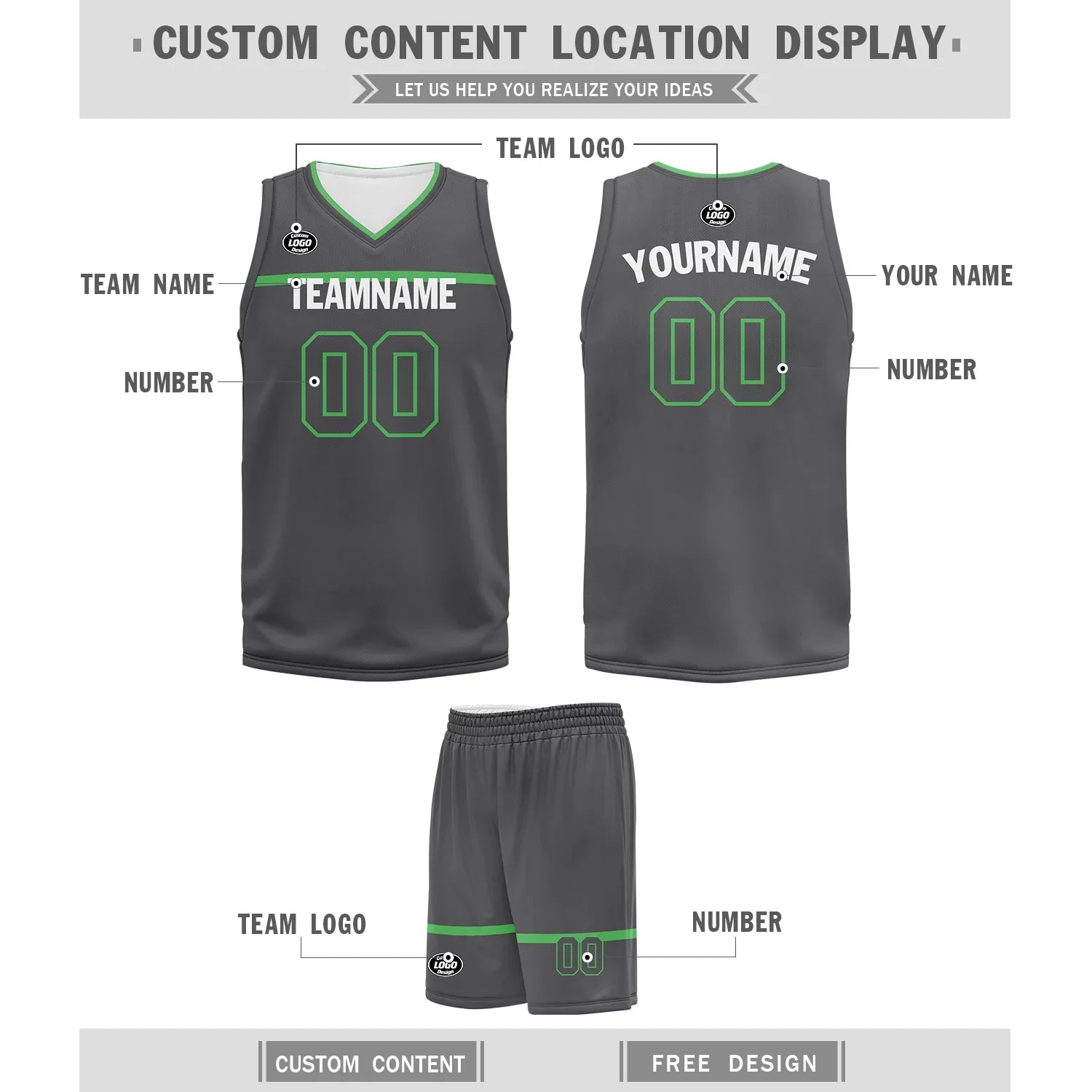 Custom Grey Classic Style Sports Uniform Basketball Jersey BBJ01-bd0a70df - Coolcustomize