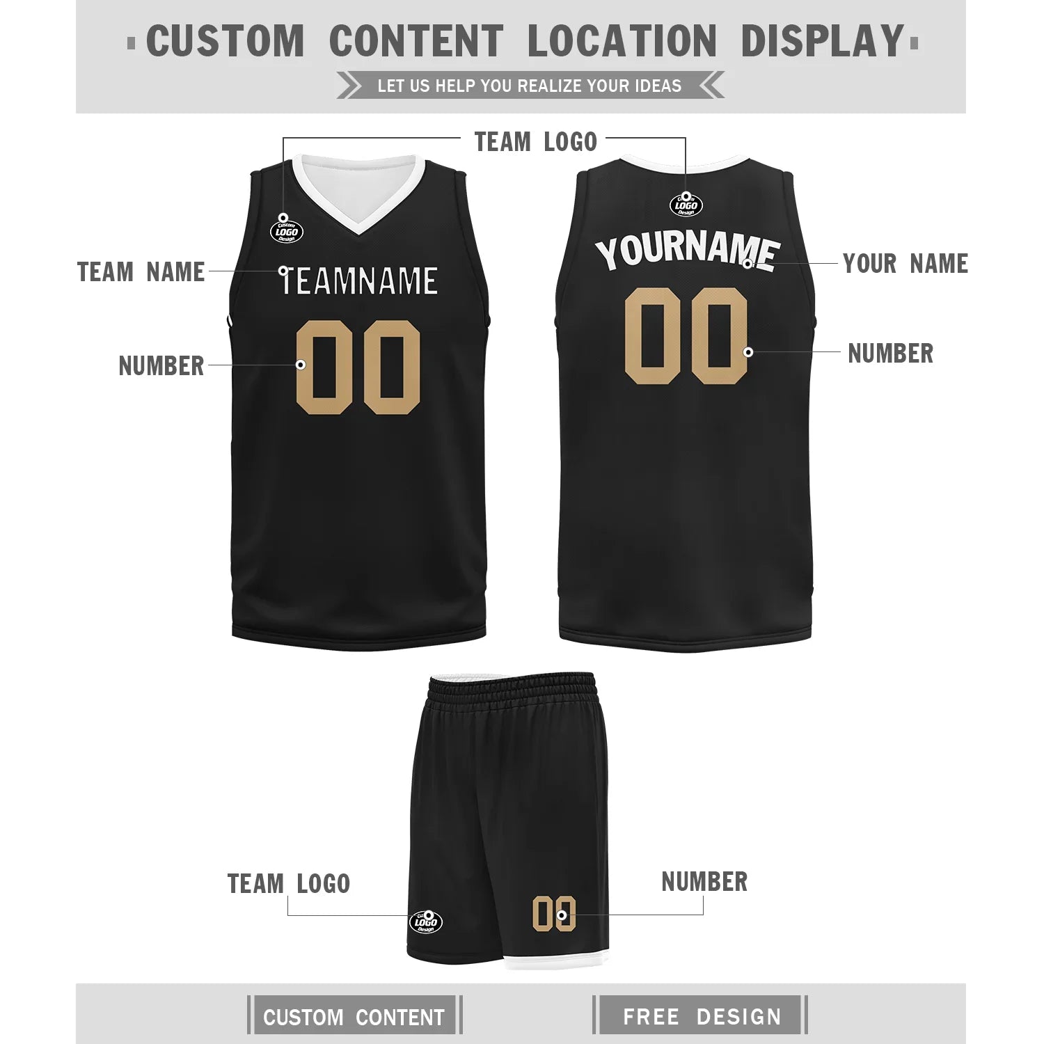 Custom Black Classic Style Sports Uniform Basketball Jersey BBJ01-bd0a70dd - Coolcustomize
