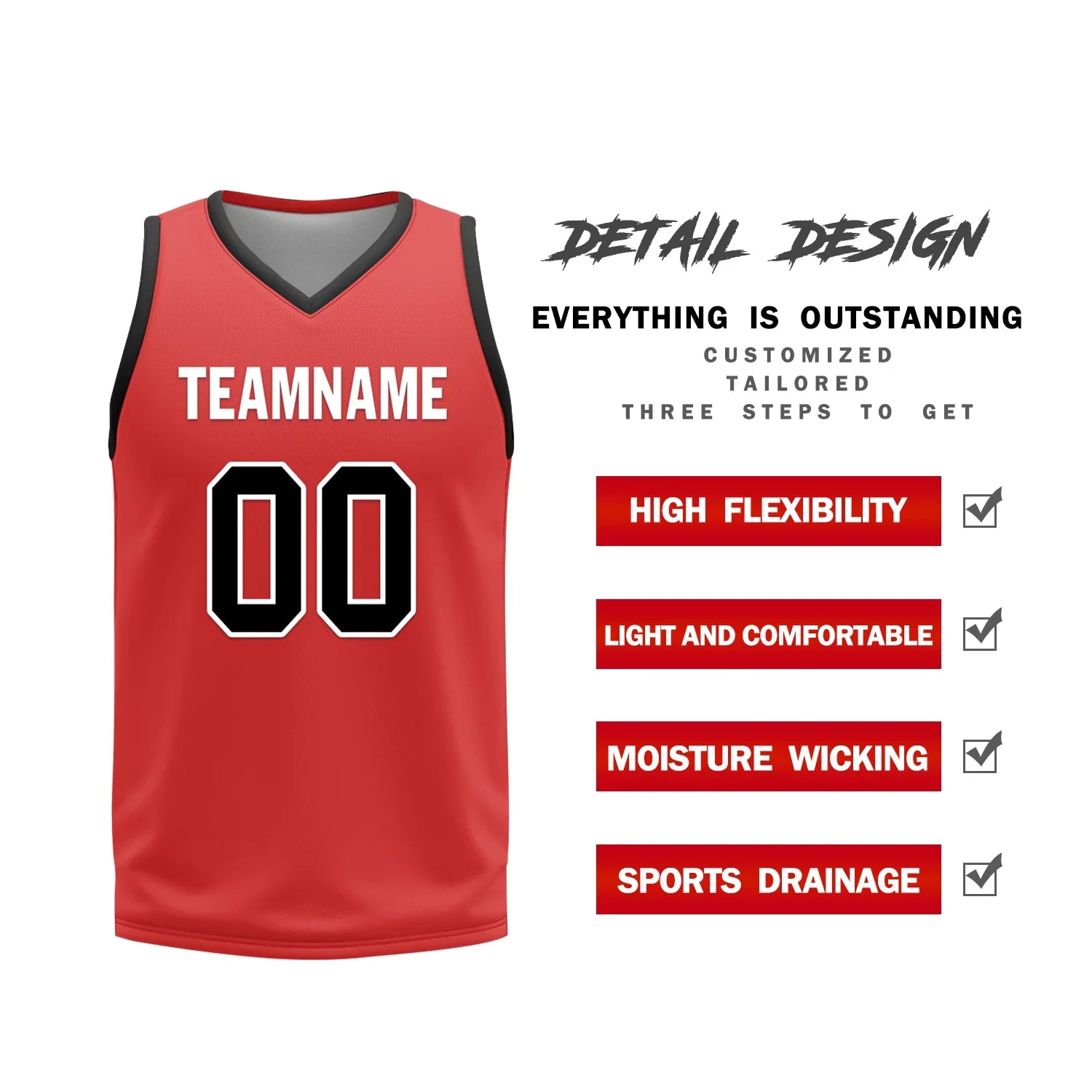 Custom Black White Classic Style Reversible Basketball Uniform Personalized Ordinary BBJR-D017006 - Coolcustomize