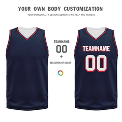 Custom Deep Blue Classic Style Sports Uniform Basketball Jersey BBJ01-bd0a70ba