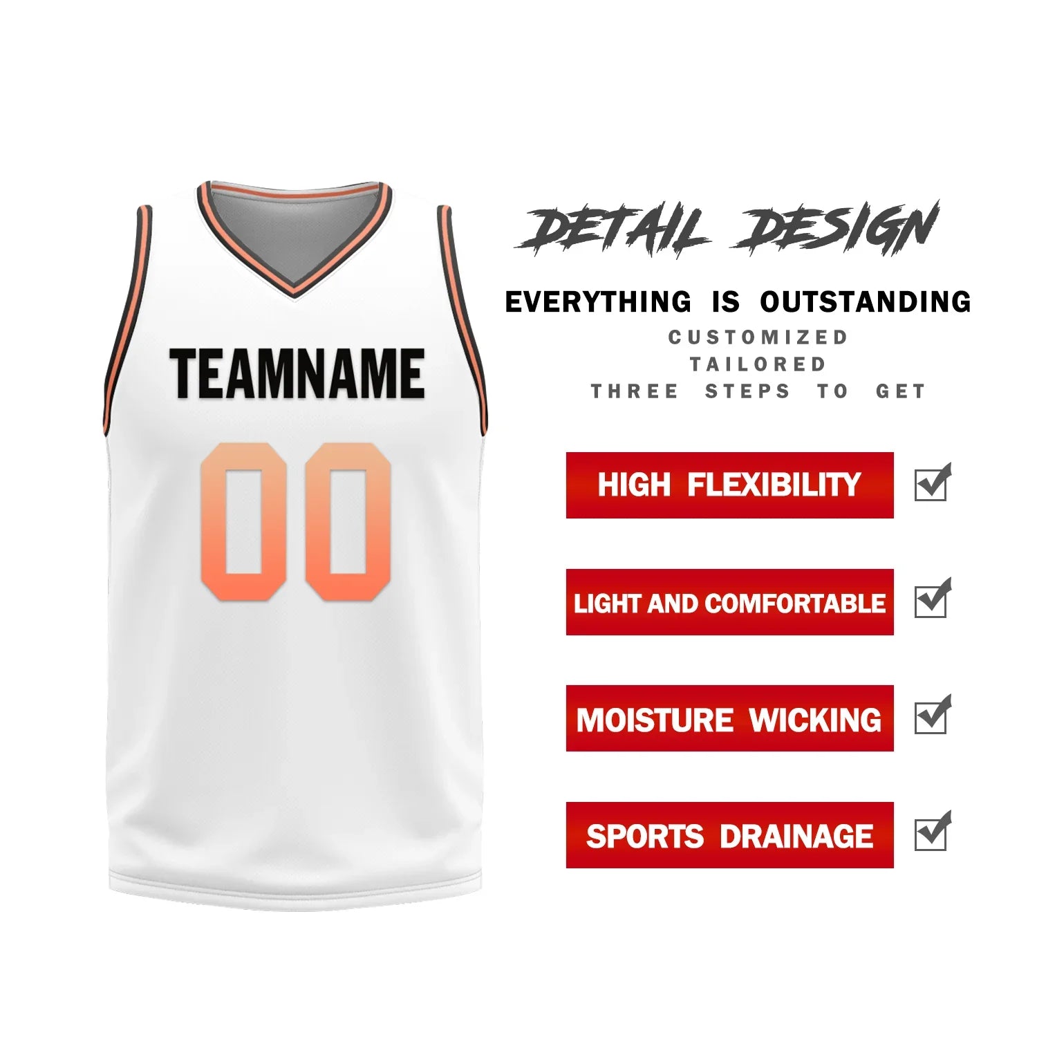 Custom Black White Classic Style Reversible Basketball Uniform Personalized Ordinary BBJR-D017028 - Coolcustomize