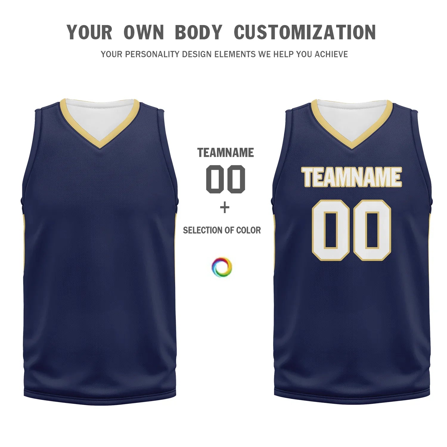 Custom Deep Blue Classic Style Sports Uniform Basketball Jersey BBJ01-bd0a70e0 - Coolcustomize