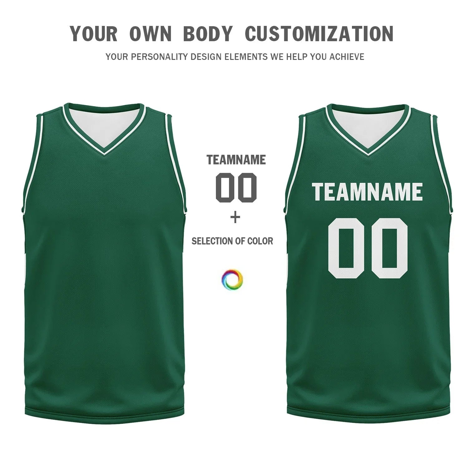 Custom Green Classic Style Sports Uniform Basketball Jersey BBJ01-D020105-22 - Coolcustomize