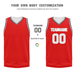 Custom Red Classic Style Sports Uniform Basketball Jersey BBJ01-bd0a70be