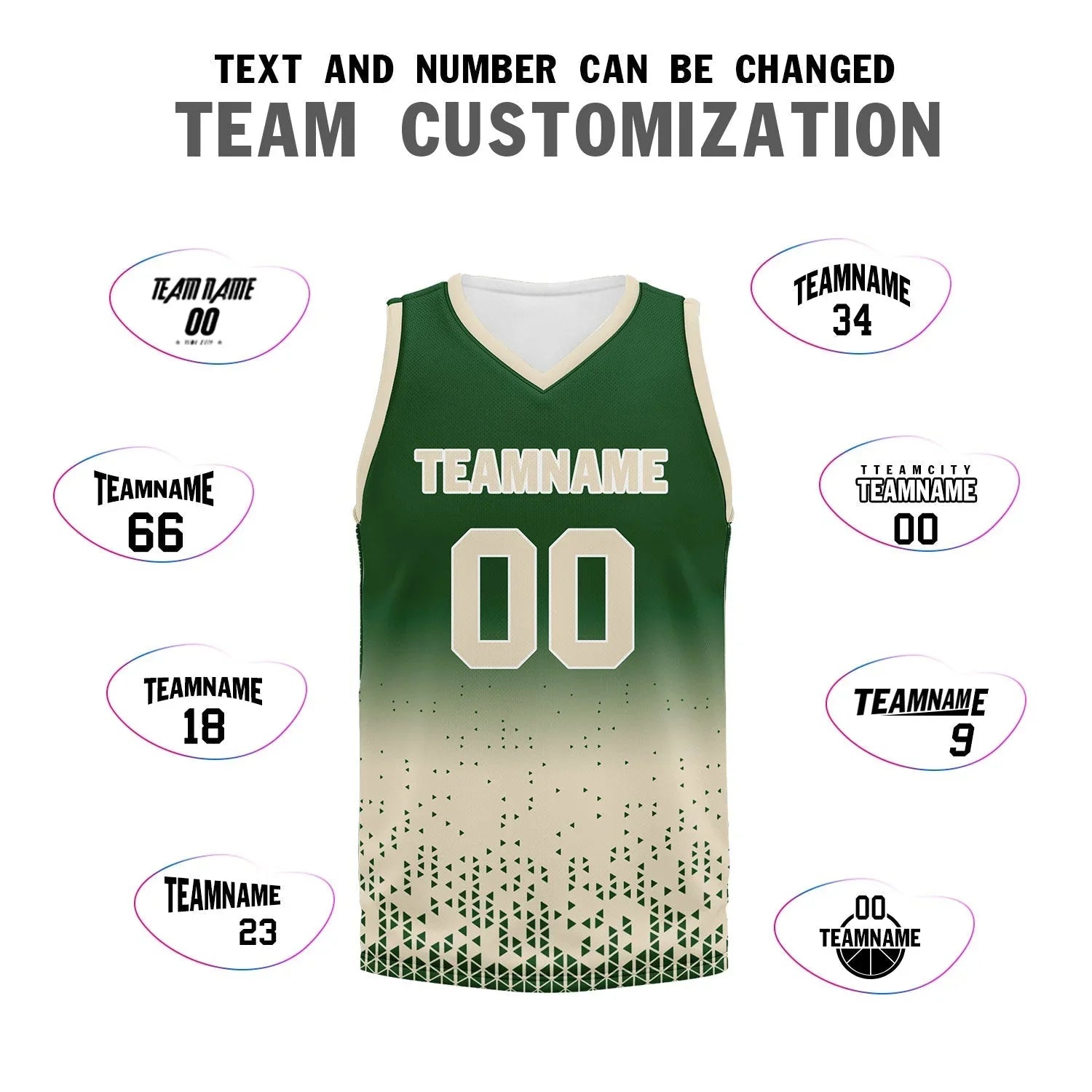 Custom Green Yellow Fade Fashion Sports Uniform Basketball Jersey BBJ01-D020102-7 - Coolcustomize