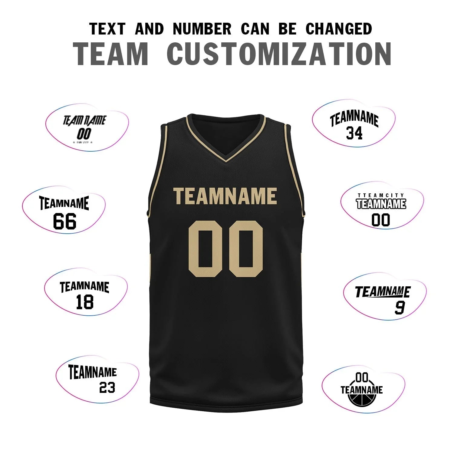 Custom Black Classic Style Sports Uniform Basketball Jersey BBJ01-D020105-17 - Coolcustomize