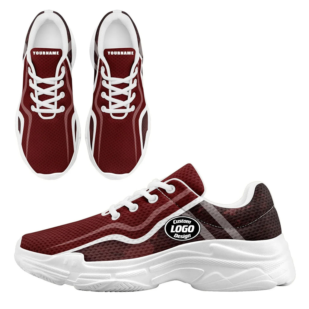 Custom Baseball Jersey and Chunky Shoes Personalized Combo Personalized Sneaker ZH-D020167-3 - Coolcustomize