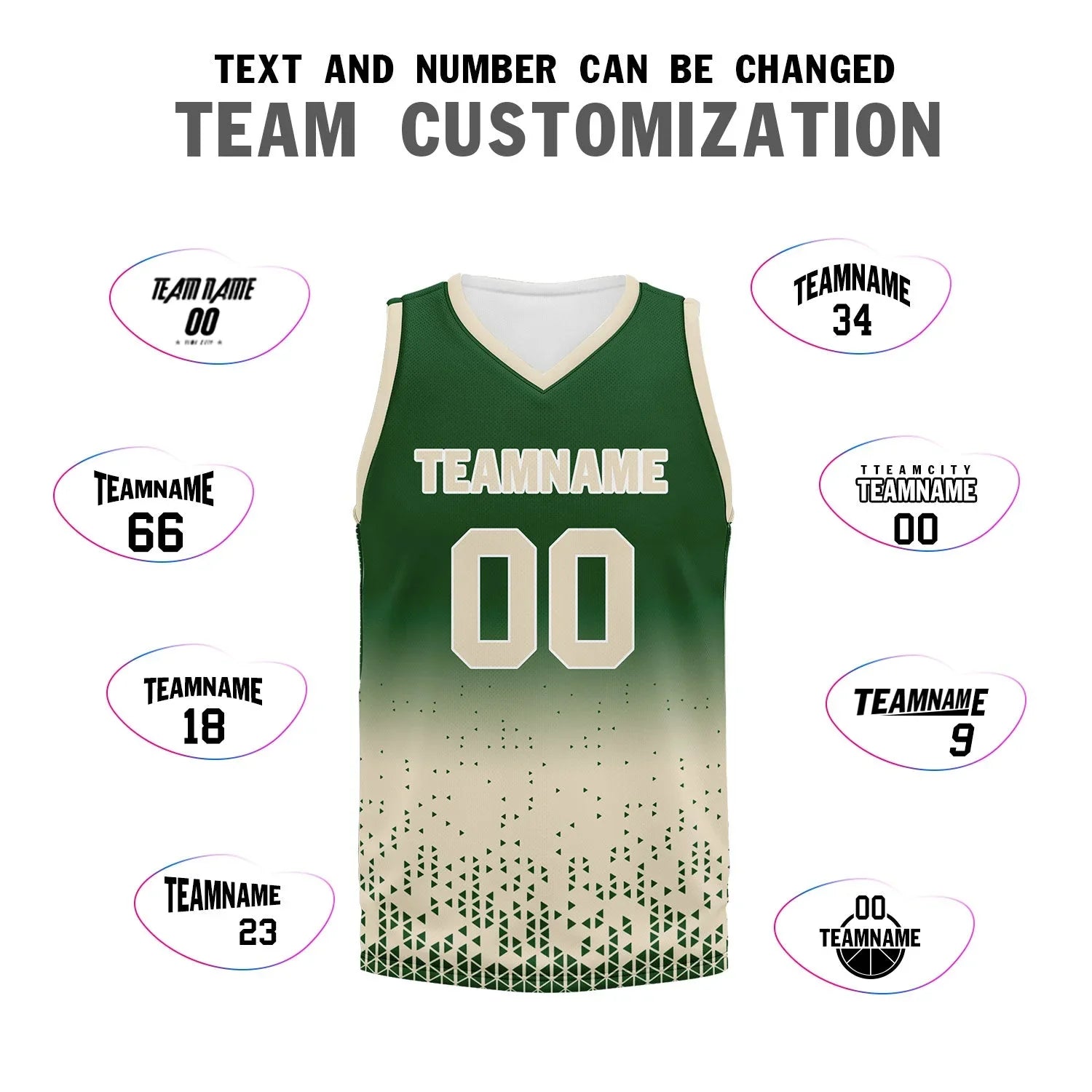 Custom Green Yellow Fade Fashion Sports Uniform Basketball Jersey BBJ01-D020102-7 - Coolcustomize