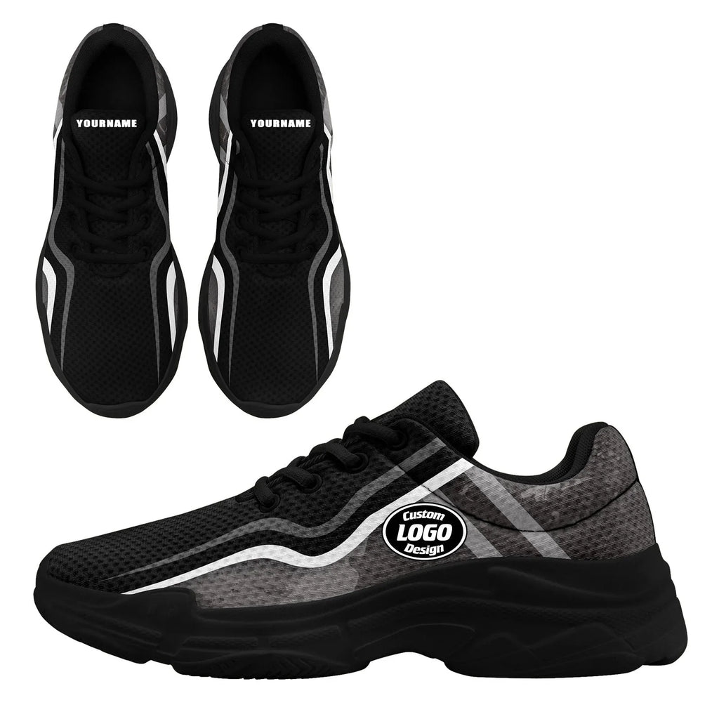 Custom Baseball Jersey and Chunky Shoes Personalized Combo Personalized Sneaker ZH-D020167-1 - Coolcustomize