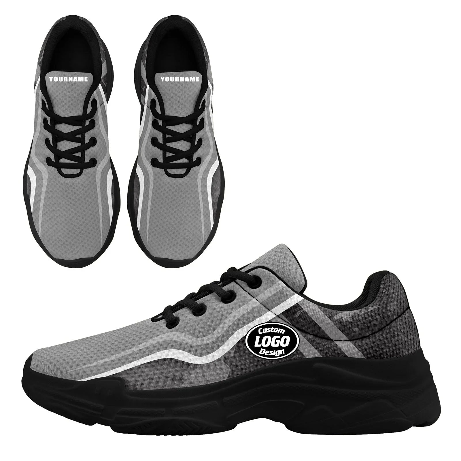 Custom Baseball Jersey and Chunky Shoes Personalized Combo Personalized Sneaker ZH-D020167-8 - Coolcustomize