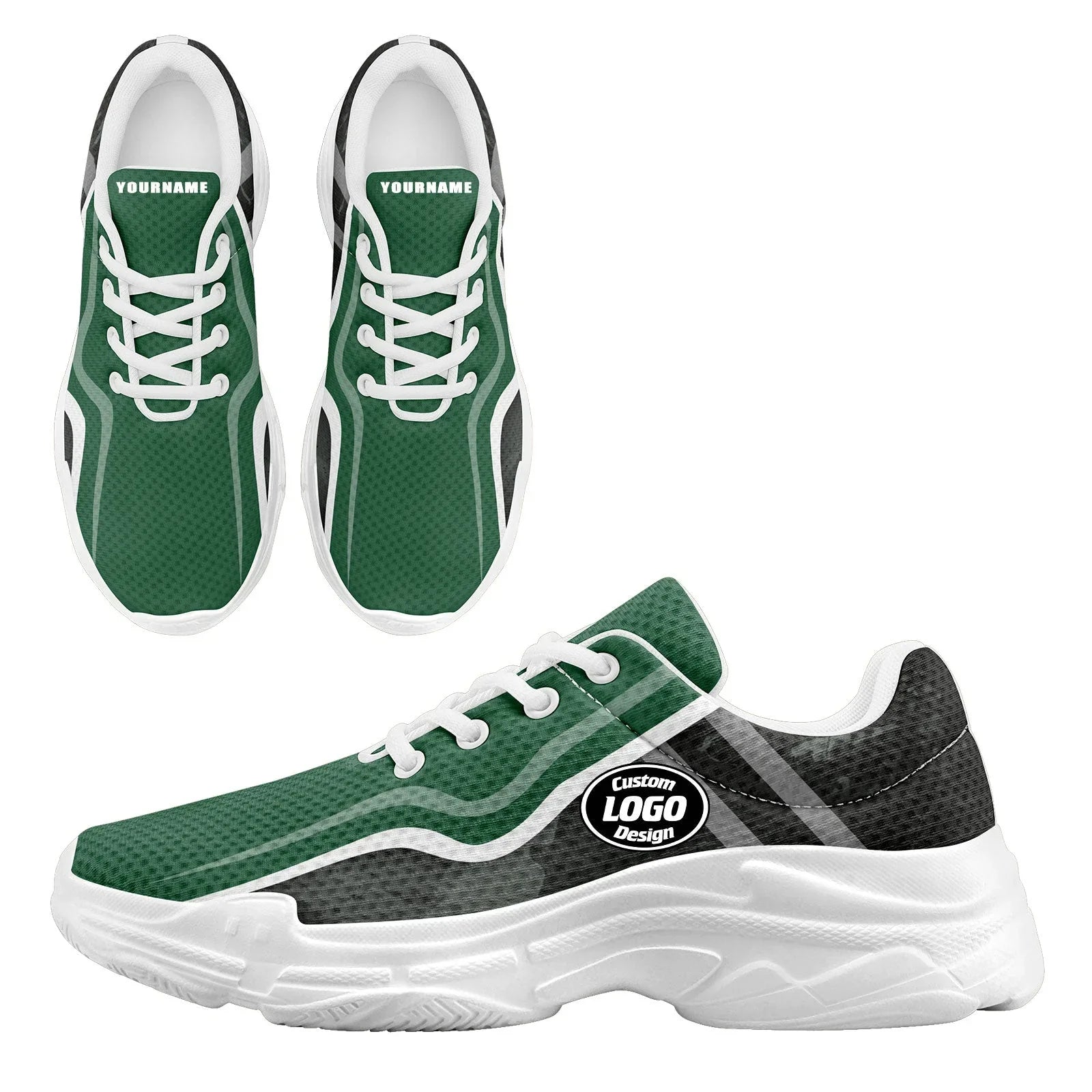 Custom Baseball Jersey and Chunky Shoes Personalized Combo Personalized Sneaker ZH-D020167-7 - Coolcustomize