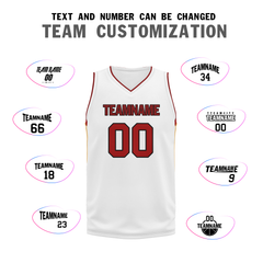 Custom White Red Classic Style Sports Uniform Basketball Jersey BBJ01-bd0a70a7