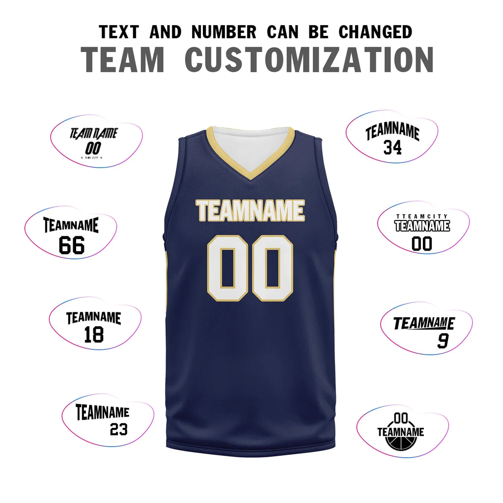 Custom Deep Blue Classic Style Sports Uniform Basketball Jersey BBJ01-bd0a70e0 - Coolcustomize