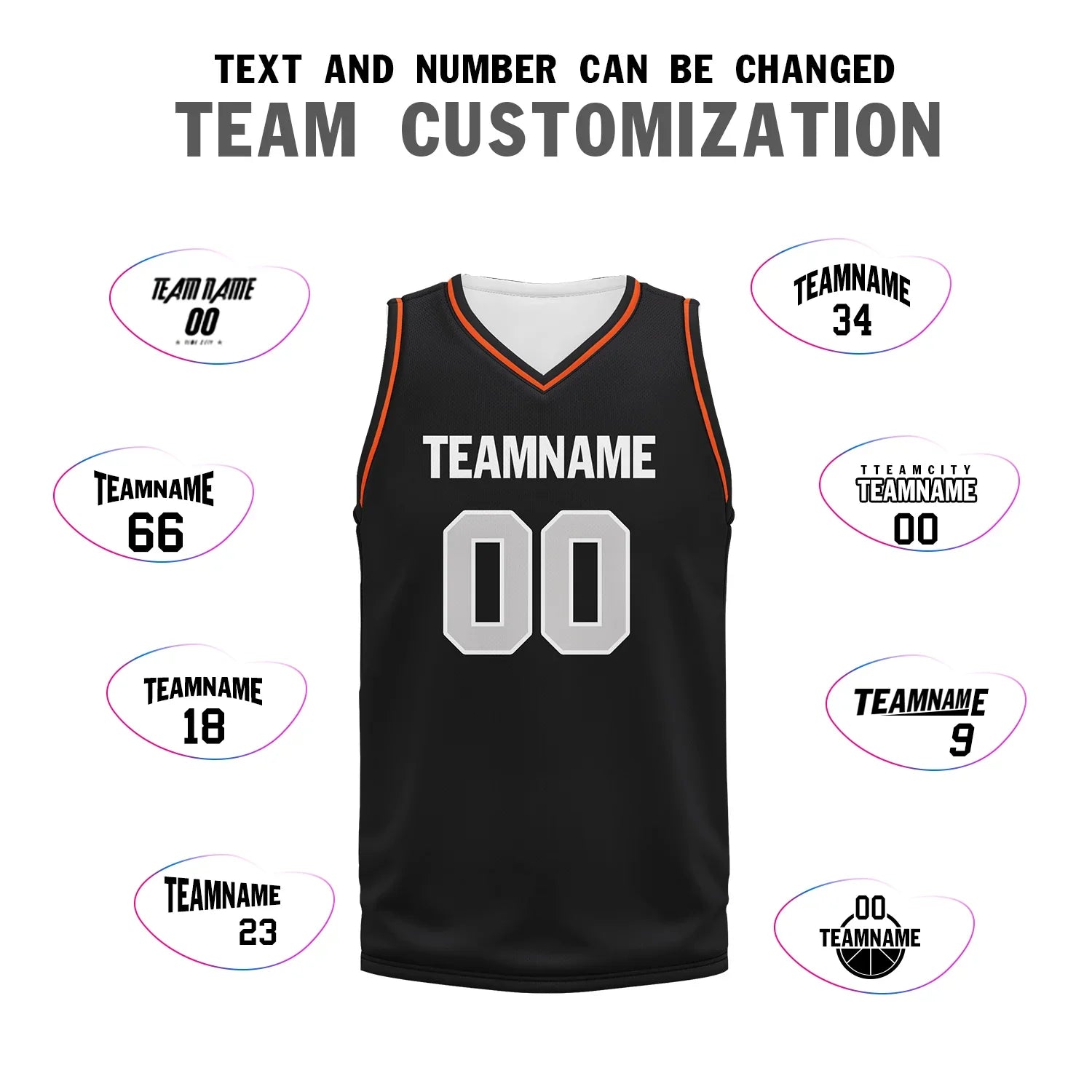 Custom Black Orange Classic Style Sports Uniform Basketball Jersey BBJ01-bd0a70a9 - Coolcustomize